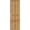 Ekena Millwork Framed Board-n-Batten Shutters, Rough Sawn Western Red Cedar, 21 1/2W x 66H, PR RBF06S21X066RWR - alternate 2